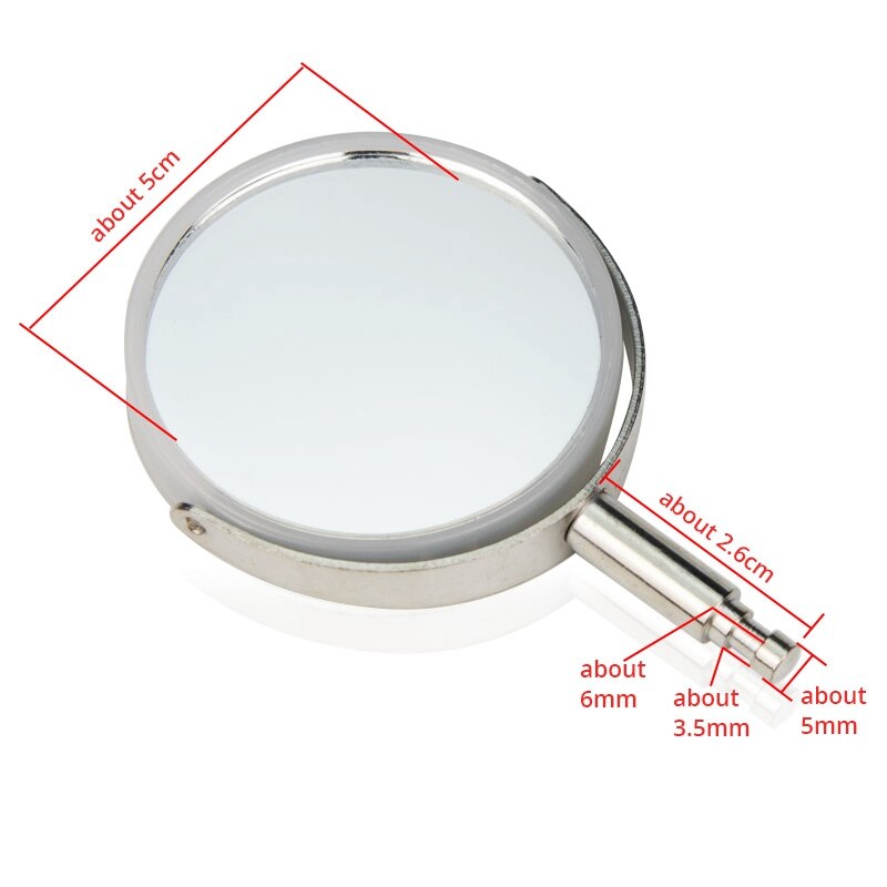 Biological Microscope Reflective Mirrors Plane Concave Reflector Reflex Mirror with Metal Bracket for XSP Series Microscope
