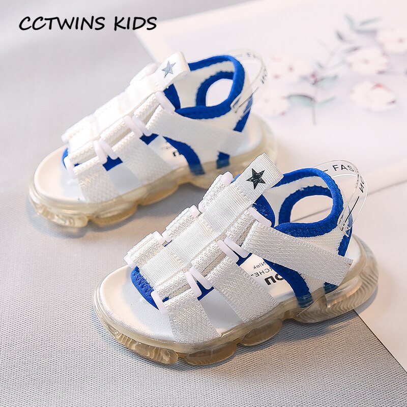 Zapatos para niños , zapatos casuales de verano para niños, sandalias de playa de para niños pequeños, blanca suave plana 8695370: 7