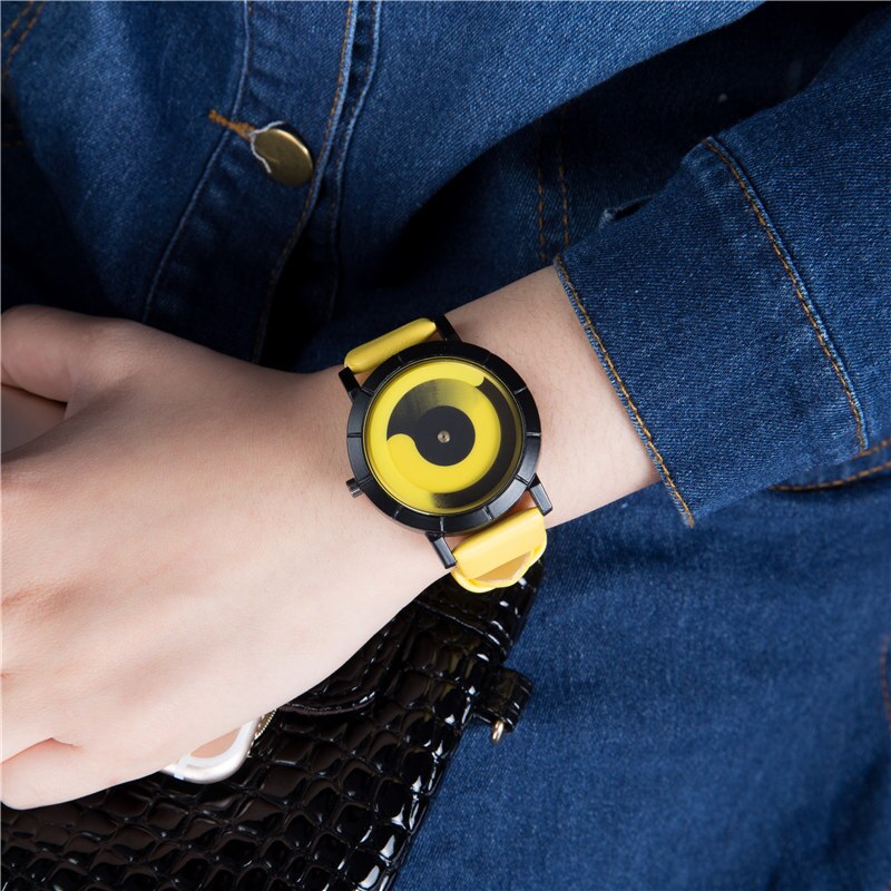 Rotatie herenhorloges leren band quartzhorloges heren sporthorloges herenhorloge relogio masculino: 152083-8