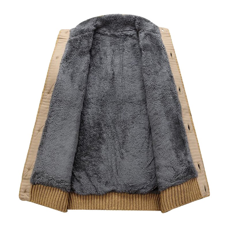 Mountainskin heren dikke truien winter herfst heren trui jas fluwelen warme cardigan jas heren merk kleding  sa859