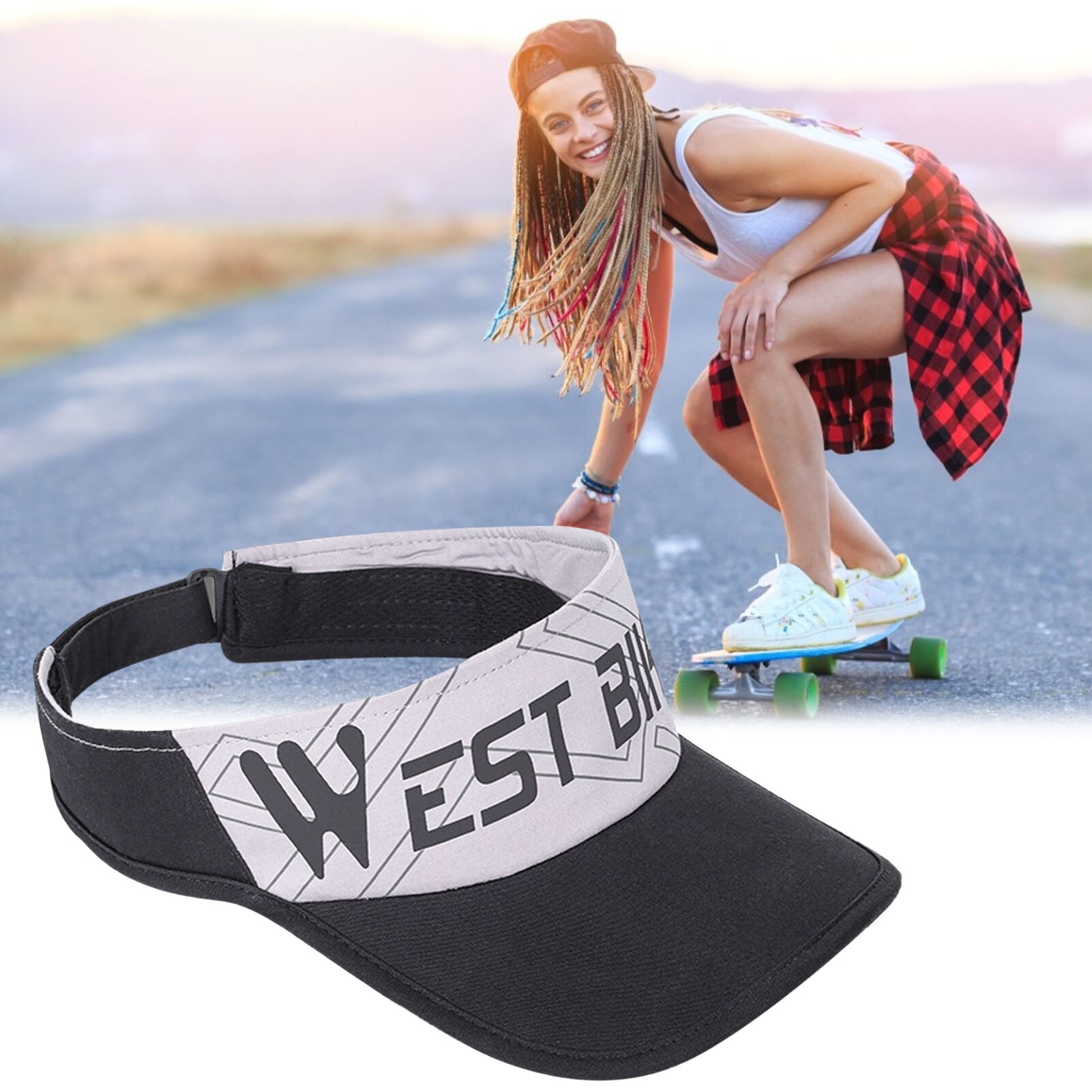 Portable Tennis Caps Men Women Adjustable Sport Headband Classic Sun Sports Visor Hat Running Cap Tennis Beach Hat Outdoor Hat