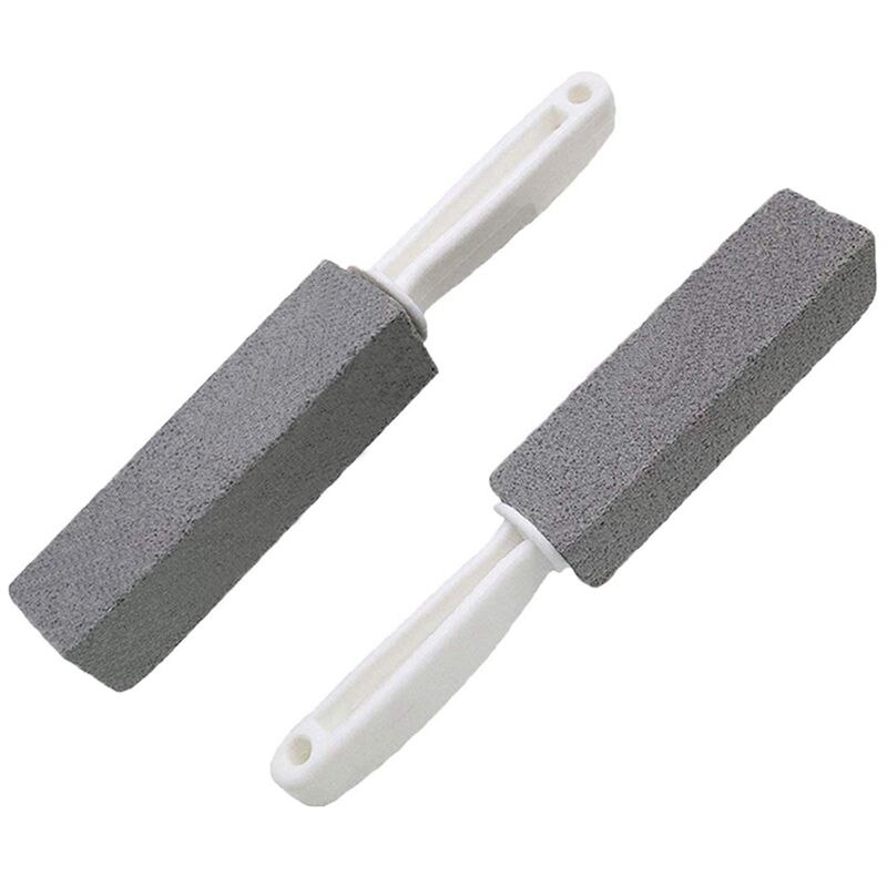 Pumice Stone, Toilet Cleaning Tool, with Stained Handle and Hard , Strong Removal of Urine Stains and Yellow Stains