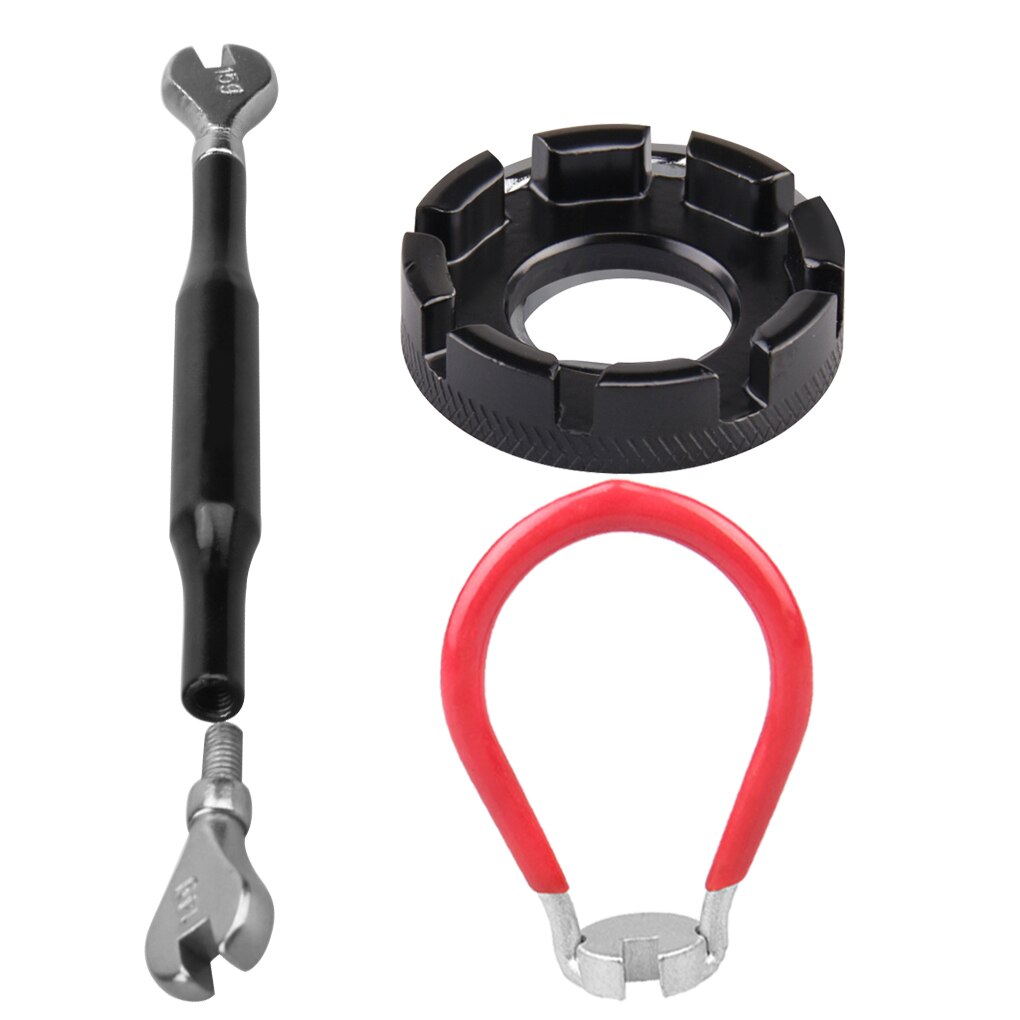 Nøgleværktøjssæt cykelhjulnøglesæt cykeleger nøgle cykelhjulnøgle eger fix reparationsværktøj: Type 2