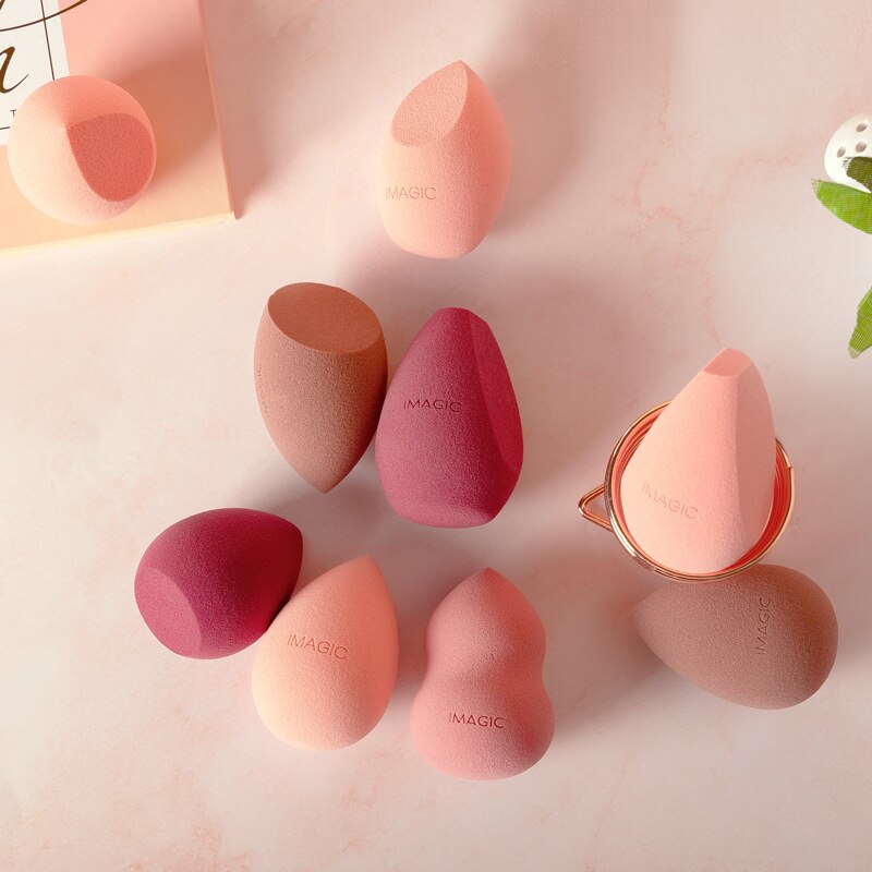 Cosmetische puff beauty spons make-up spons foundation make-up puff cosmetische poeder gladde make-up spons imagic puff