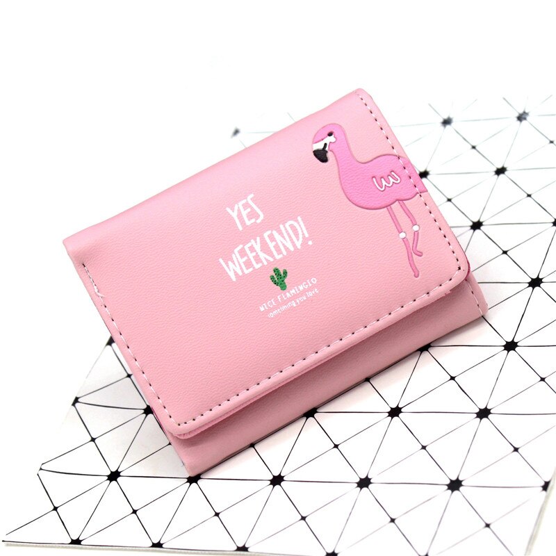 Cute Cartoon Wallets Leather Girls Wallets Short Wallet Student Coin Purse Card Holder Ladies Clutch Bag Female Purse: 03