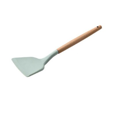 Nordisk stil vit silikon köksredskap nonstick spadar spatel matlagningsredskap bakning bakverk också bakprylar: Mörk khaki