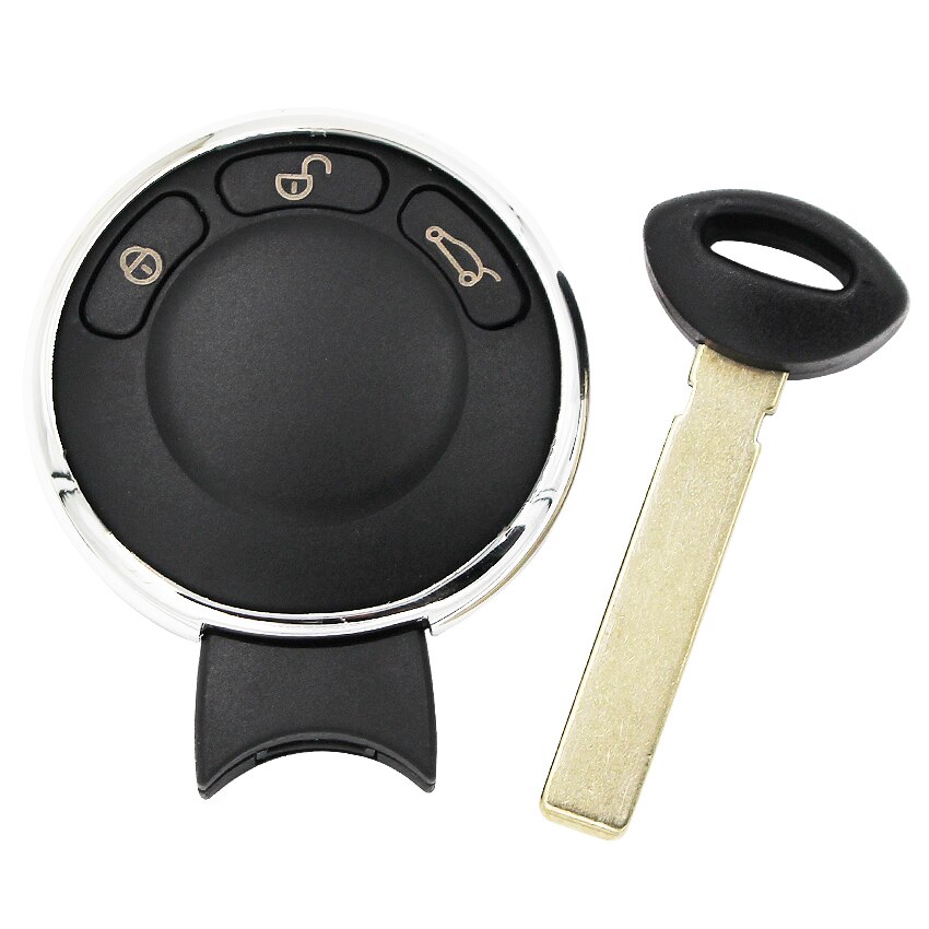 Soldes! Coque de remplacement pour clé télécommande à 3 boutons, pour BMW Mini Cooper R56, sans support de batterie