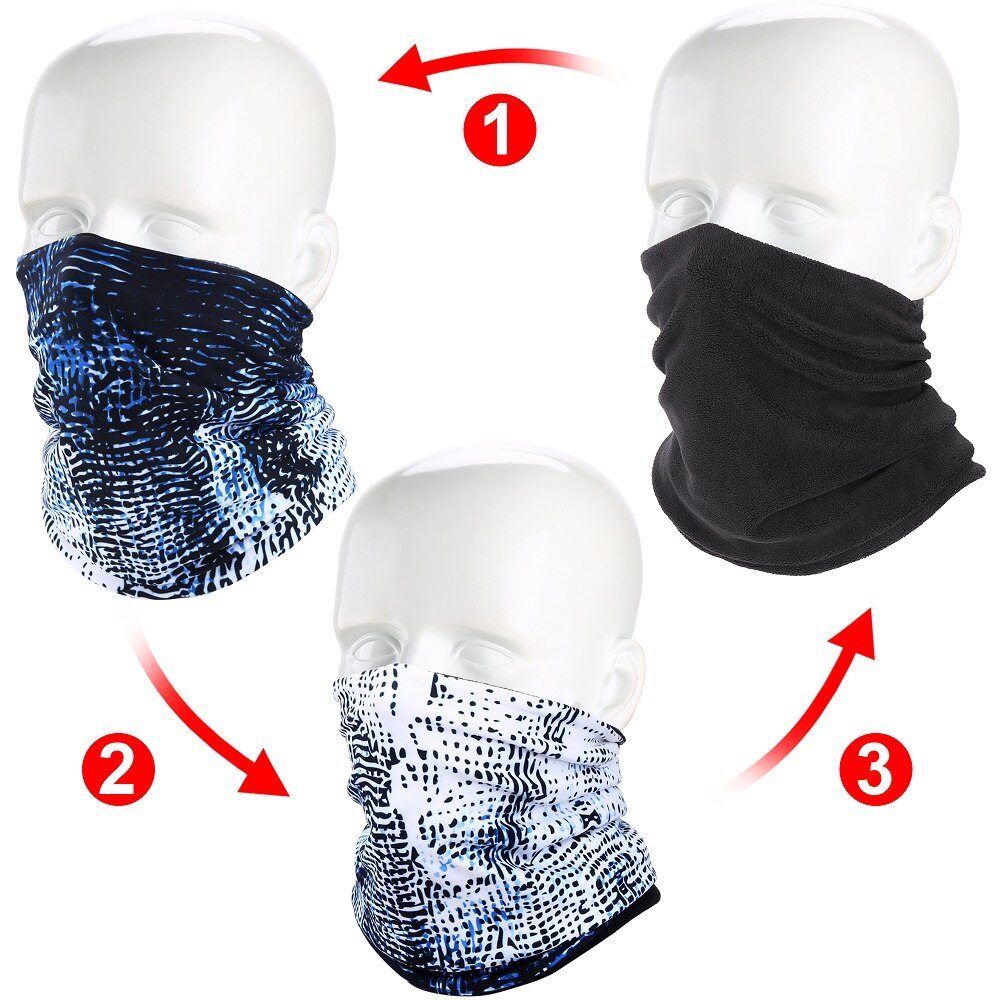 Vinter fleecetrykk ansiktsmaske deksel balaclava varmere polar motorsykkel skjerf motorsykkel snowboard sykling ski vindtett kvinner menn