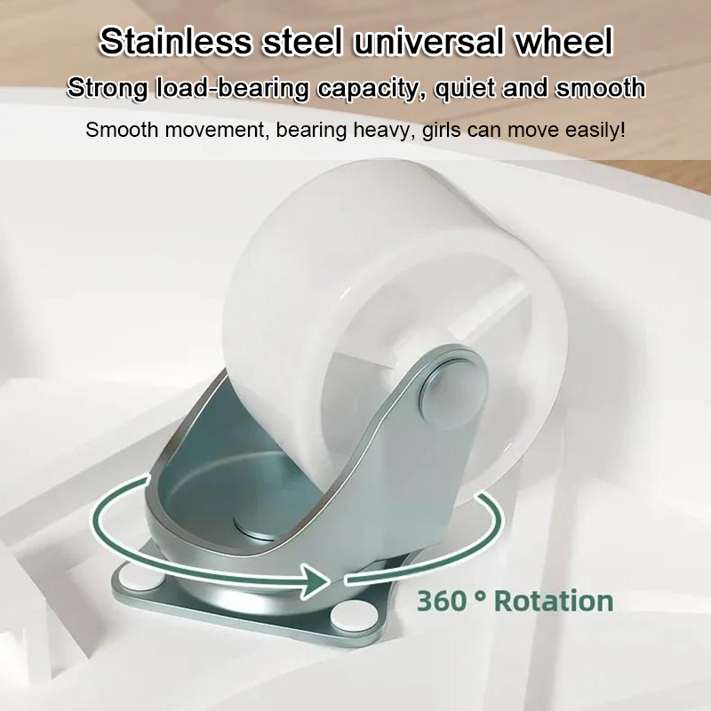 Universal hjul blomsterpottebase stille usynlig balkong utendørs hage blomsterpotte mobil brett plast fortykket hageutstyr