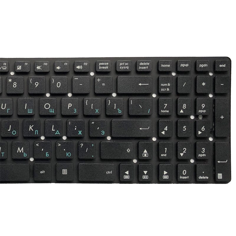 Russian Keyboard FOR ASUS R752 R752L R752LA R752LAV R752LD R752LDV R752LJ R752LK R752LN R752M R752MA R752MD RU Laptop Black