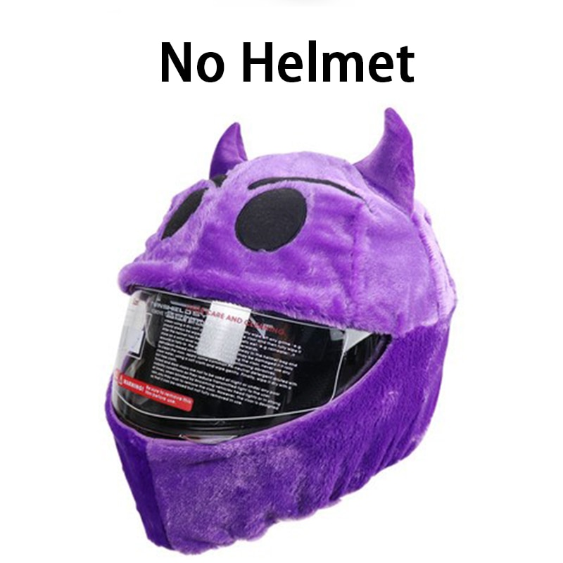 Juleplysjdeksel motorsykkelhjelm tilbehør casco moto cascos para moto capacete de motocicleta kask ror: demon