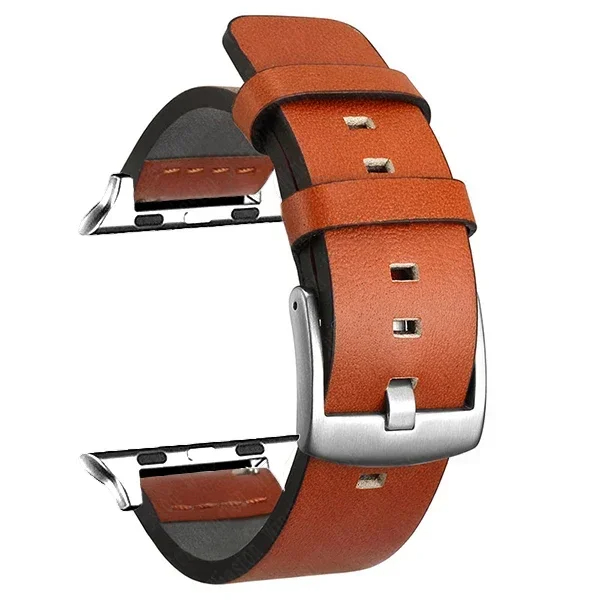Lederarmband für Apfel Uhr Ultra 2 Band 49 mm 9 8 7 45 mm 41 mm Hochwertiges Armbinde für IWatch Serie 6 SE 5 4 44 mm 40 mm: 20 / dunkel Olive