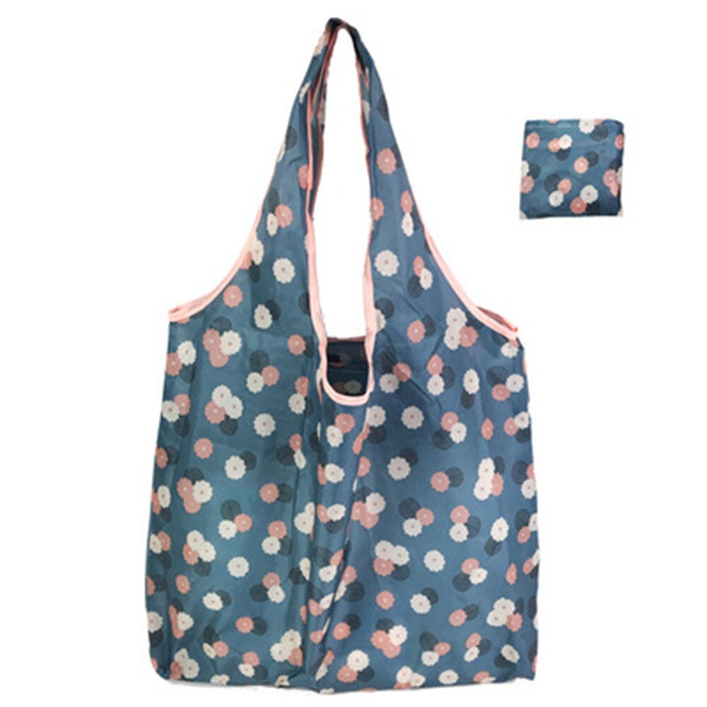 Reusable Shopping Bags Women Foldable Tote Bag Portable Cloth Eco Grocery Bag Folding Large Capacity Handbags: 6