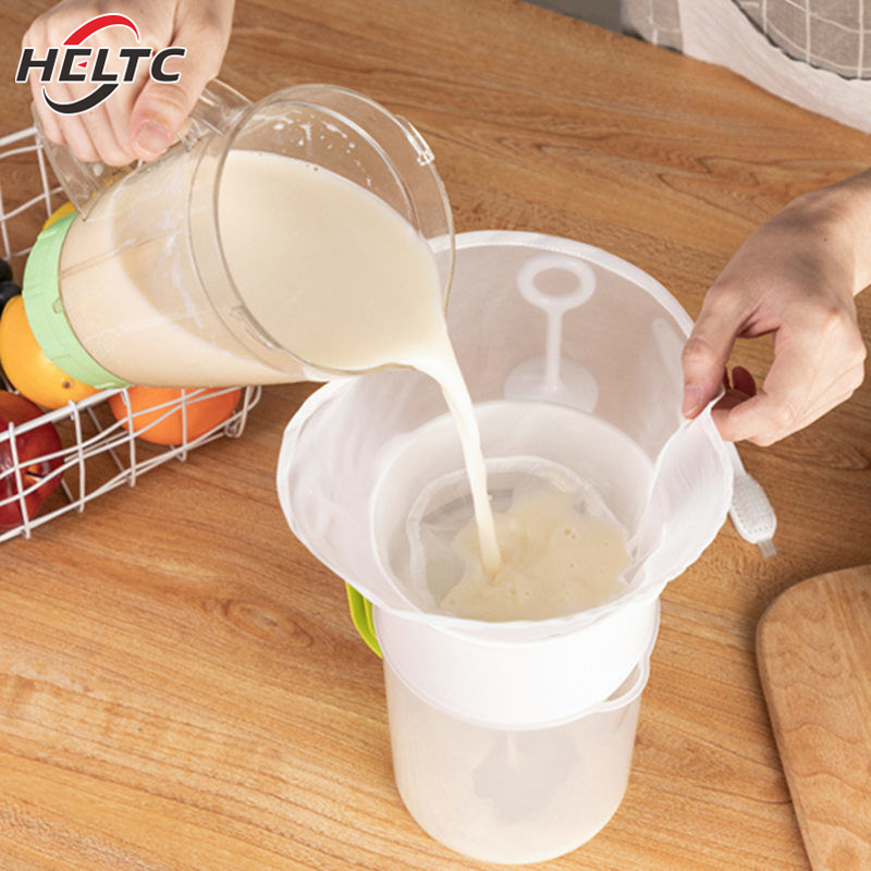 Bolsa de red de filtro de soja, nailon, líquido, leche, café, reutilizable, malla fina, pintura, herramienta de cocina