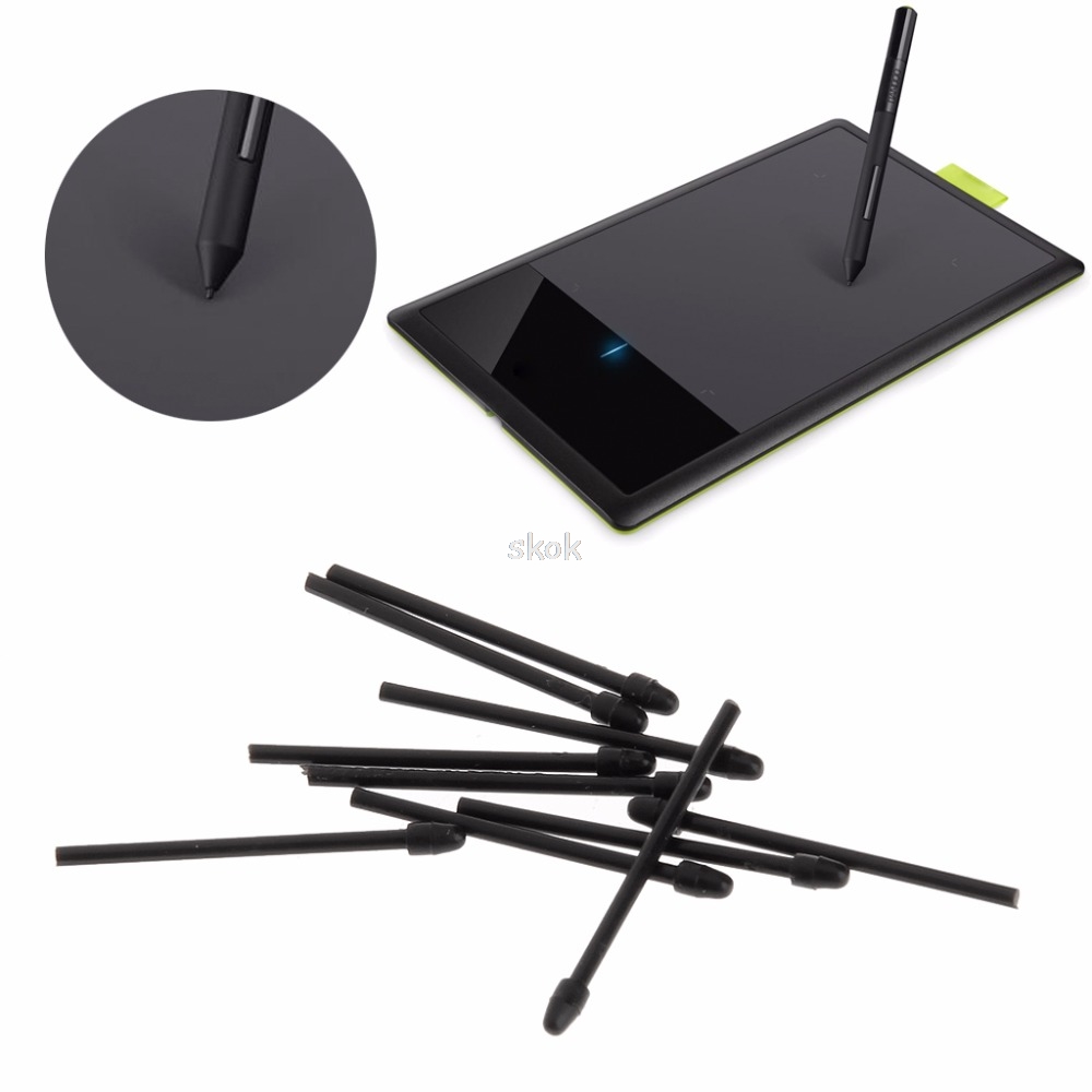 Puntas de lápiz para dibujo gráfico, lápiz Stylus de repuesto para Intuos 860/660, Cintiq, Jy23 19, , 10 Uds.