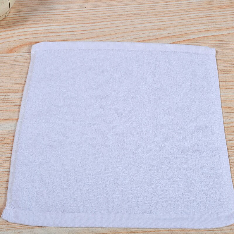 Hotel hand towels Cotton small square face towel Thickened cotton white square towel: 30x30cm