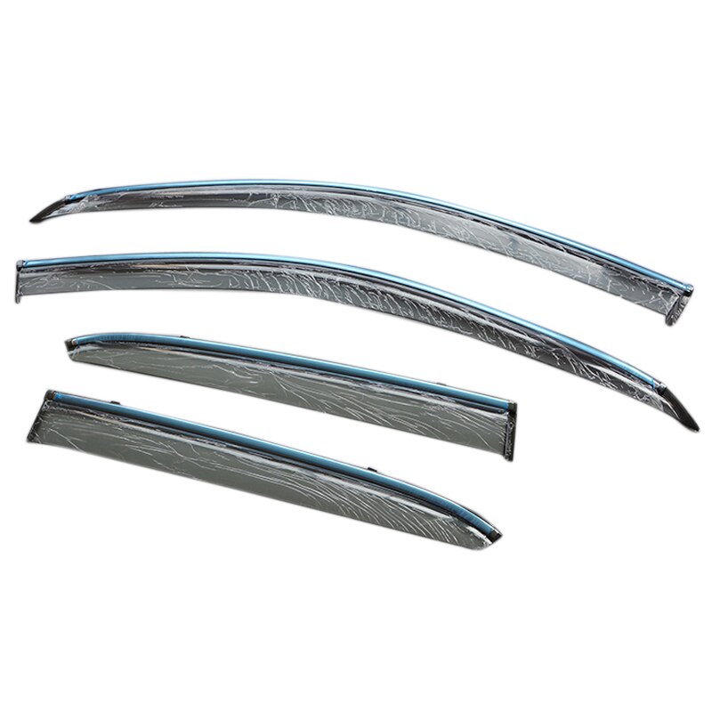 Car Styling 4PCS Plastic Window Visor Vent Shades Sun Rain Guard