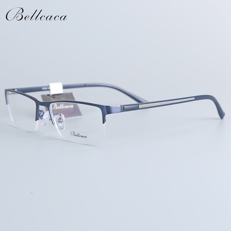 Bellcaca-Montura de gafas para hombre, lentes ópticas de ordenador, transparentes, 12002