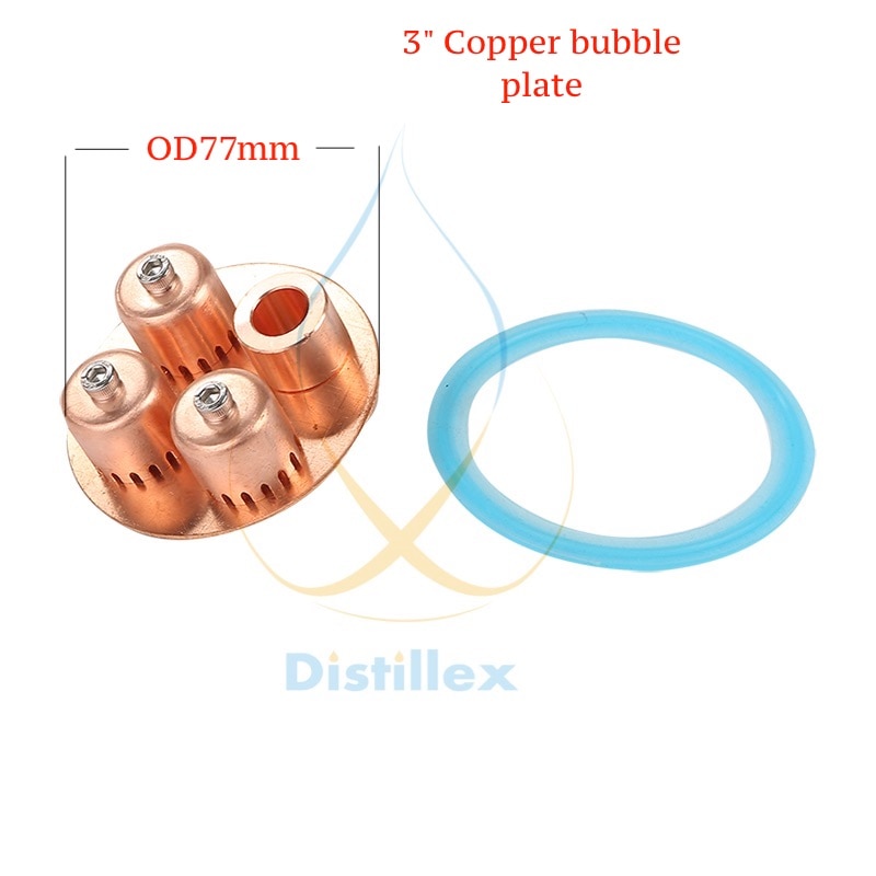 3" (OD77mm ) 99.9% Red Copper bubble plate for 3" distillation column . HomeDistillation, Reflux column, Moonshine