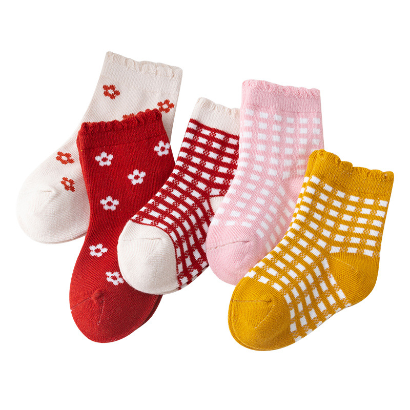 freundlicher socken Winter kleine gebrochene blume trommel freundlicher socken spitze Netz junge Baby mädchen socke freundlicher Winter Warme strumpf