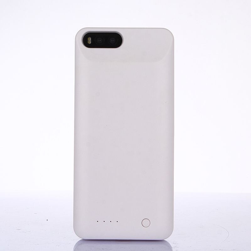 Funda de batería externa de respaldo de 6800mAh para cargador tipo batería externa Xiaomi Mi Note 3: White