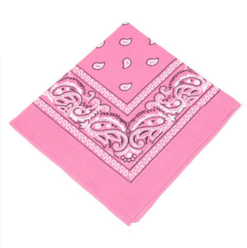 Pañuelo de Cachemira Extra grande para motoristas, pañuelo de cabeza en 8 colores, suave y ligero, disponible en EE. UU.: Rosa