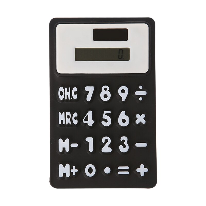 Foldable Soft Silicone Handheld Scientific Solar Calculator For School Office