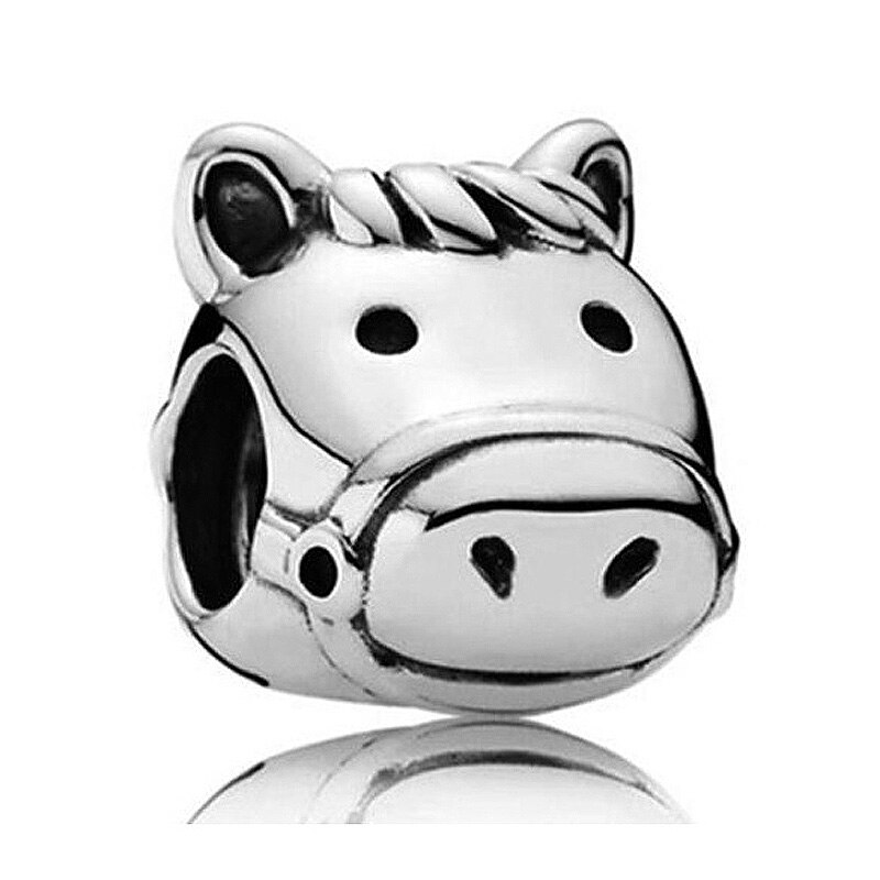 Moda a céu aberto sol estrelas & lua notável coelho carrinho de bebê charme 925 prata esterlina contas caber pulseira jóias diy: 6