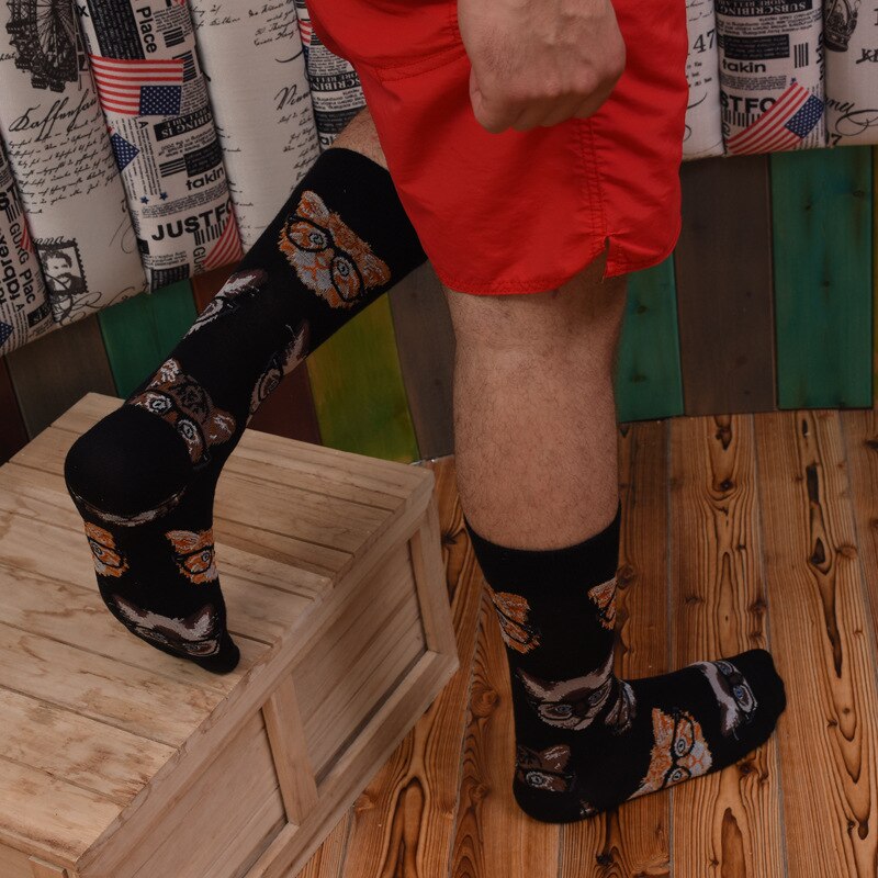 Dress Socks for Men Colorful Funny Crazy Novelty Fun Dress Socks Pack Bonangel Cool Pattern Crew Socks for Men