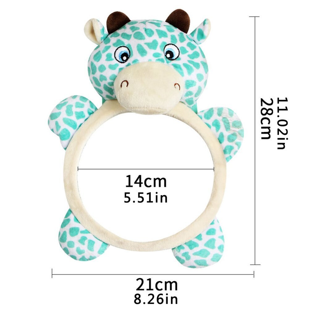 Giraffe Baby Car Reverse Safety Seat Adjustable Rearview Mirror Car Back Seat Safety Mirror For Toddler Children