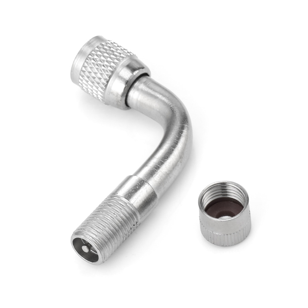 45/90 Degree Angle Brass Air Tyre Valve Schrader Valve Stem with Extension Adapter for Car Truck Motorcycle