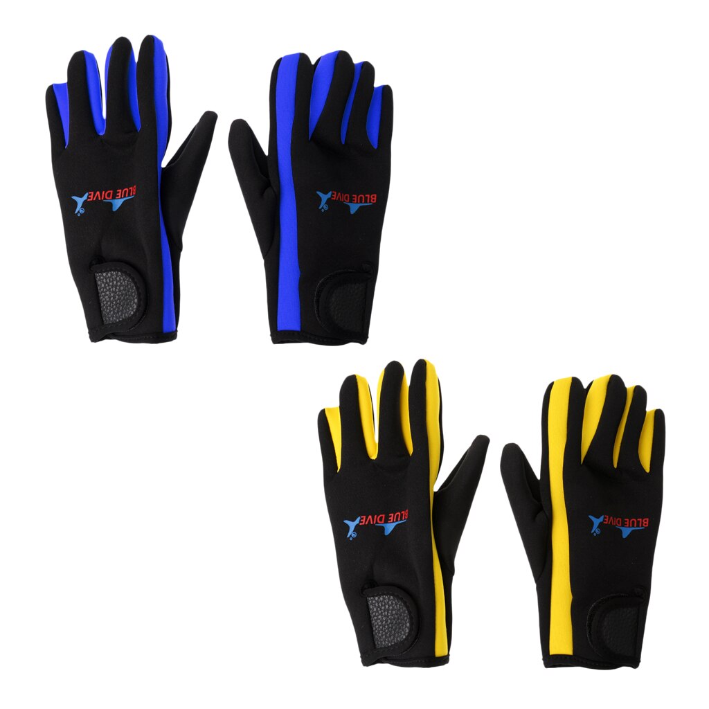 1 par 1,5mm neopreno elástico Five Finger Wetsuits buceo guante para buceo/invierno natación/Kayak/pesca submarina
