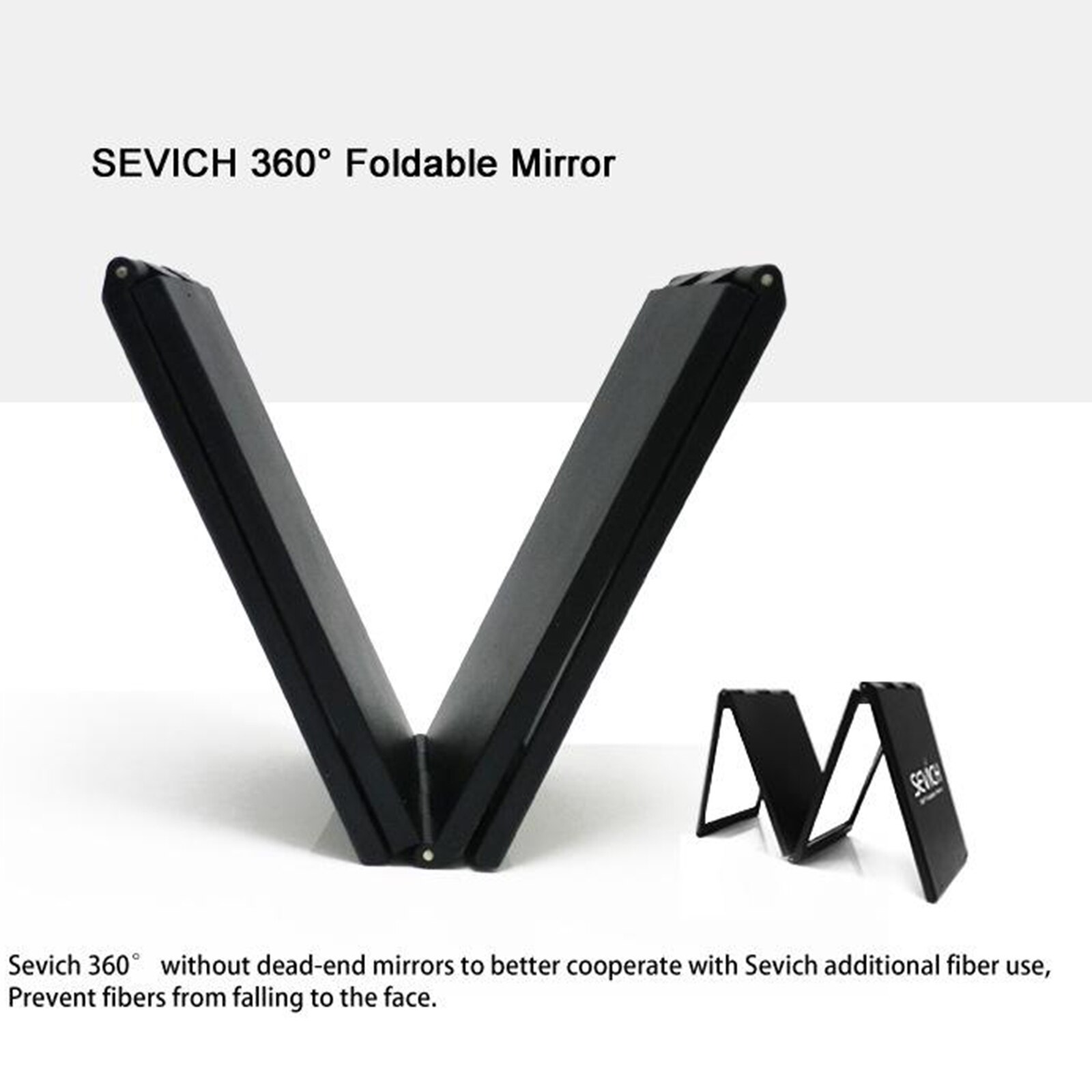 Mini Portable 4 Panel Foldable Cosmetic Beauty Makeup Mirror Organizer Lightweight Makeup Mirror Four Sides Cosmetic Beauty Tool