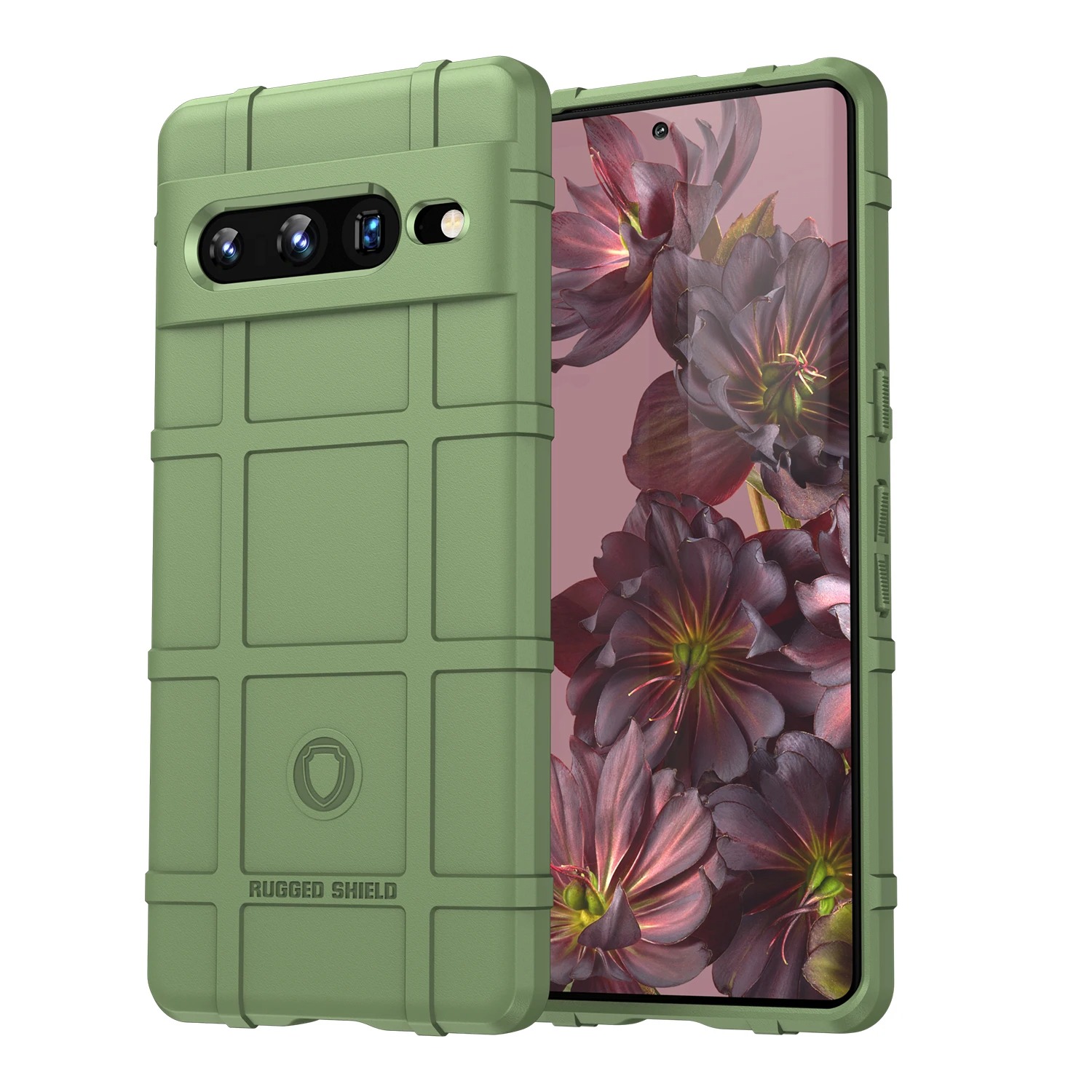 Shockproof Rugged Phone Case for Google Pixel 9 Pro 8 7 7A 6 6A Pixel9 XL Pixel7 Soft Silicone Bumper Protective armor Cover: PE / black