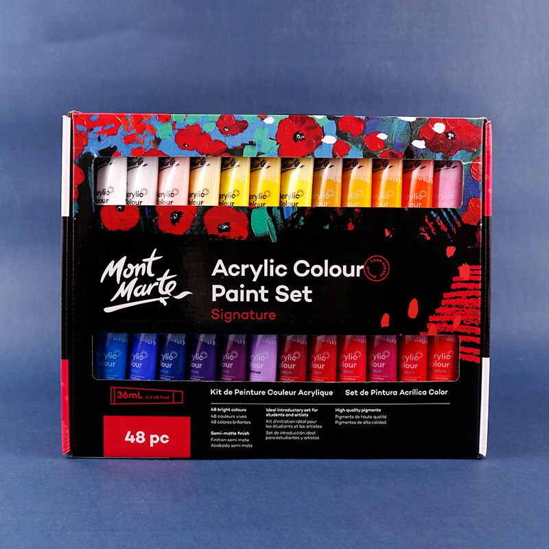 Student painting acrylic paint set student diy painted acrylic 36ml pigment for beginners hand-painted pigment