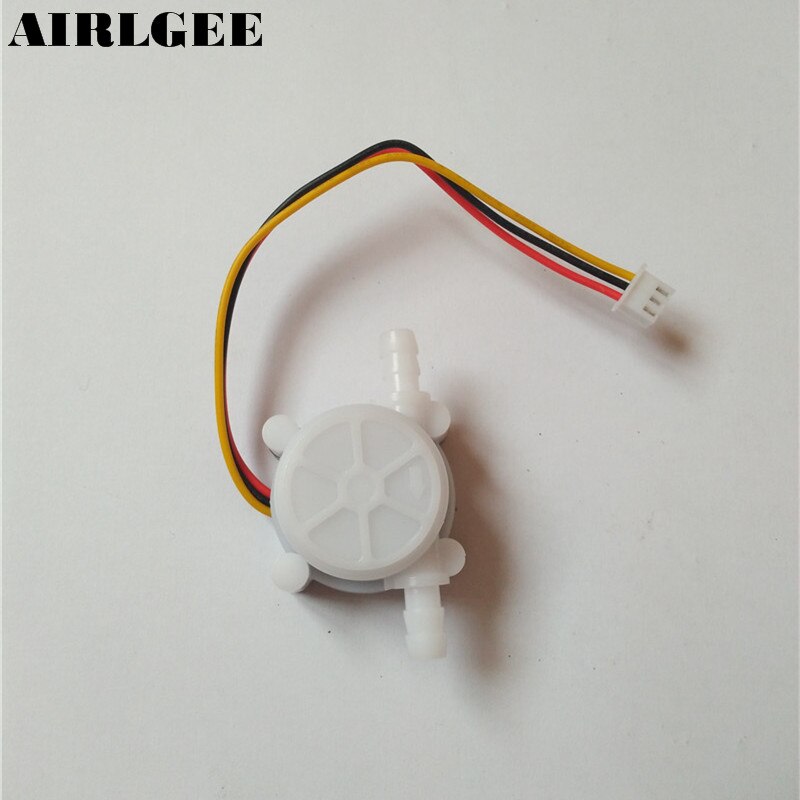 0.1-3L/min 1.2Mpa 7mm Dia Connector Water Flow Sensor Flowmeter Pulse Output