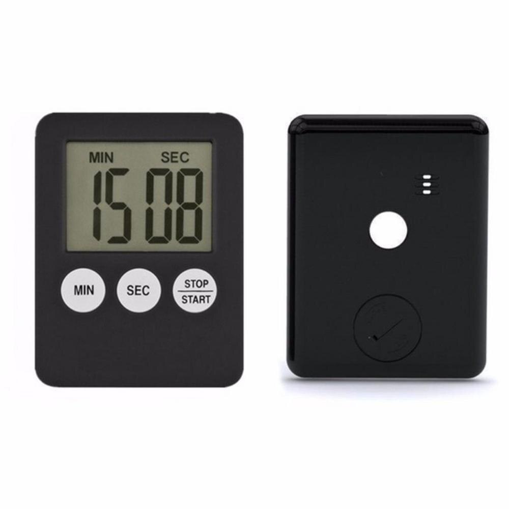 Super Thin LCD Digital Screen Kitchen Timer Square Cooking Count Up Countdown Alarm Sleep Stopwatch Temporizador Clock