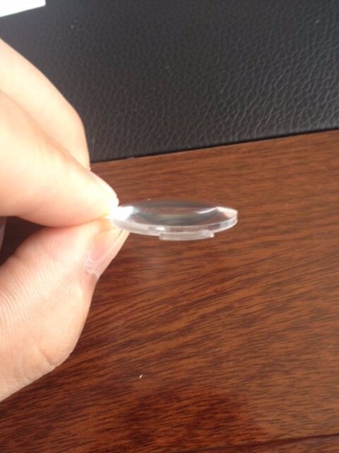 100pcs 25mm Diameter Double-Convex Acrylic Lens for The Newest Google Cardboard V2 Lenses with 45mm focal