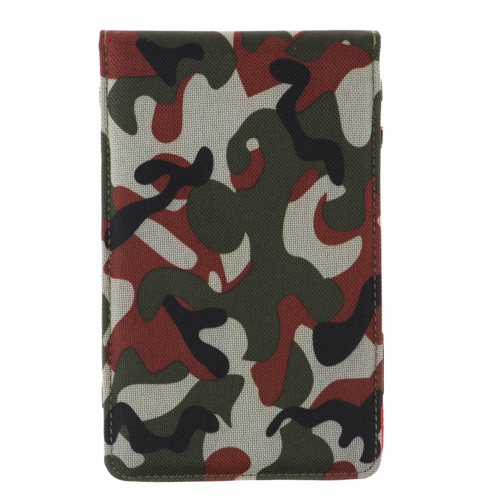 Premium Golf Score Book Golf Score Counter Booklet Keeper Holder with Score Card Pencil: Camouflage Green