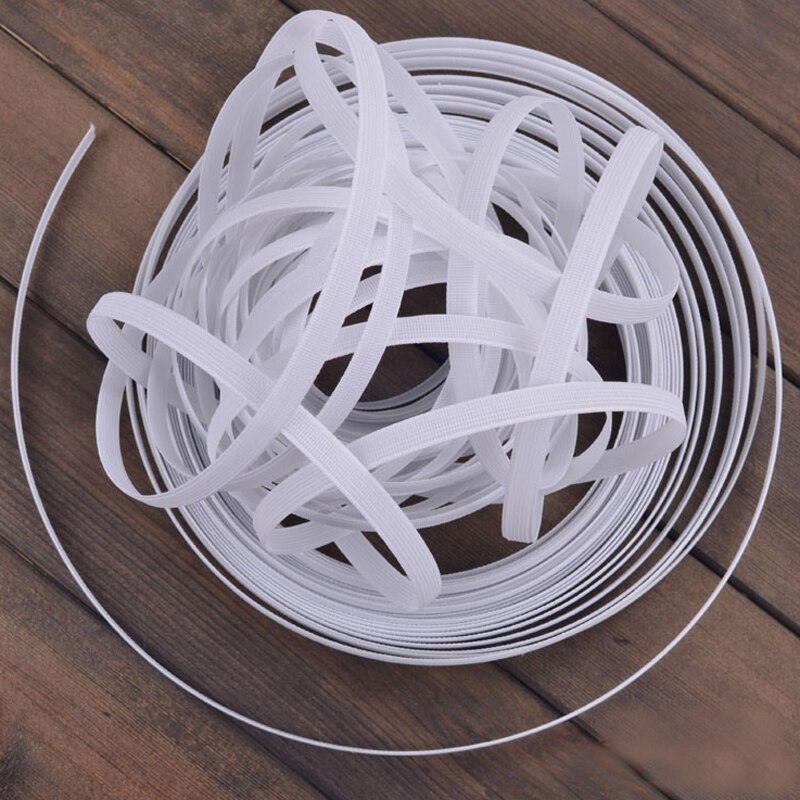 White Rigilene Polyester/Plastic Boning Easy Sew Give Shape To Garments 0.24''(6MM) Wide 42Meters To Bustle A Wedding Dress
