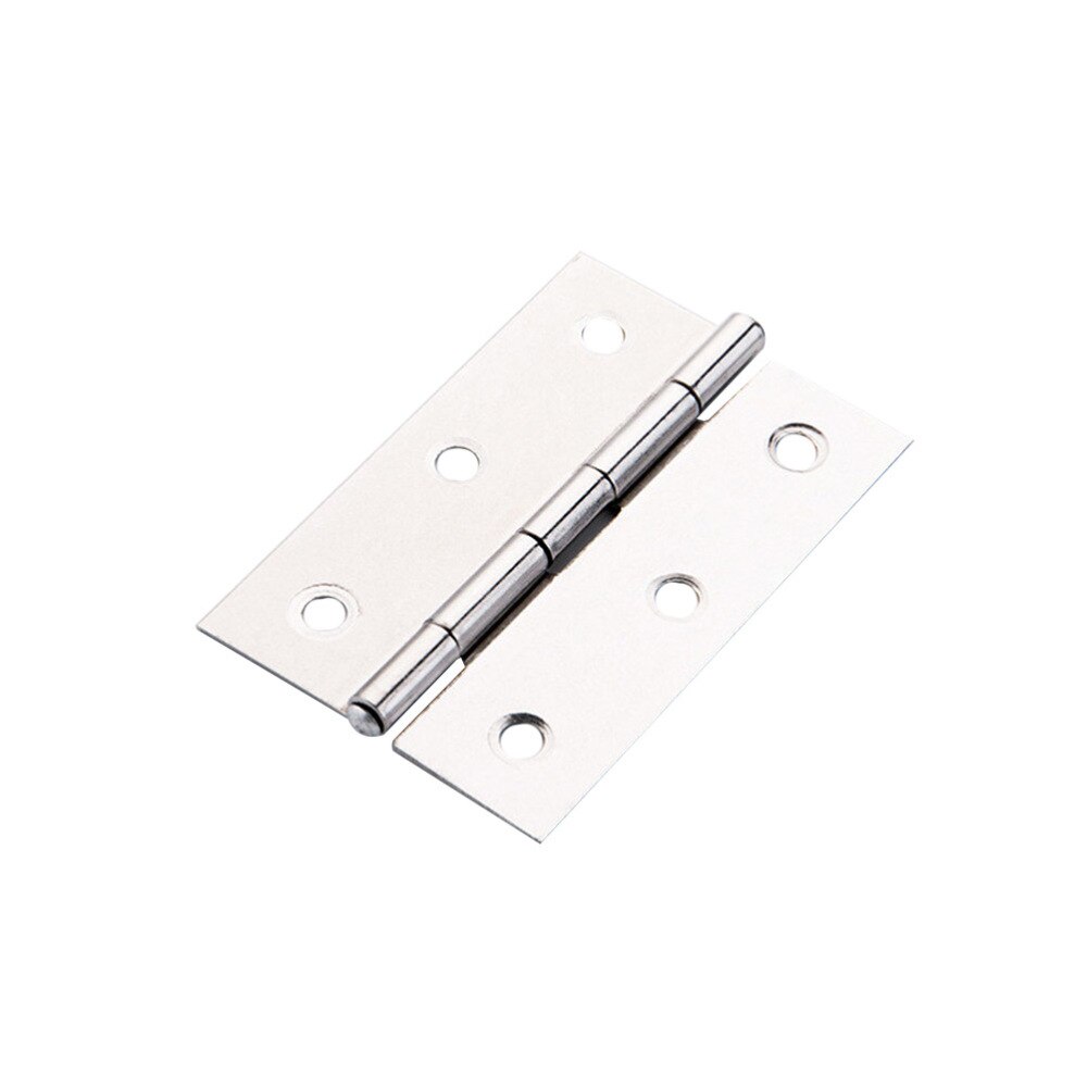 32 Uds 1,5 bisagra de puerta de pulgadas de acero inoxidable tapa bisagra contra solapa Backflap bisagra cajón bisagra de tope (Plata)