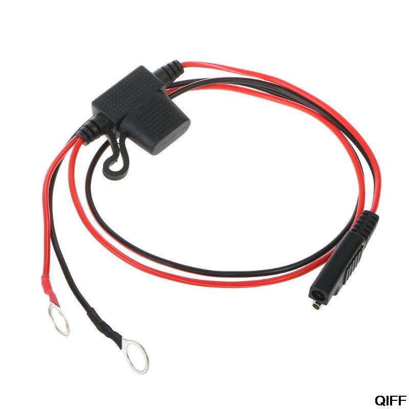 12V Motorcycle Battery Charger Terminal Ring Connector Cable Output Connecting May06