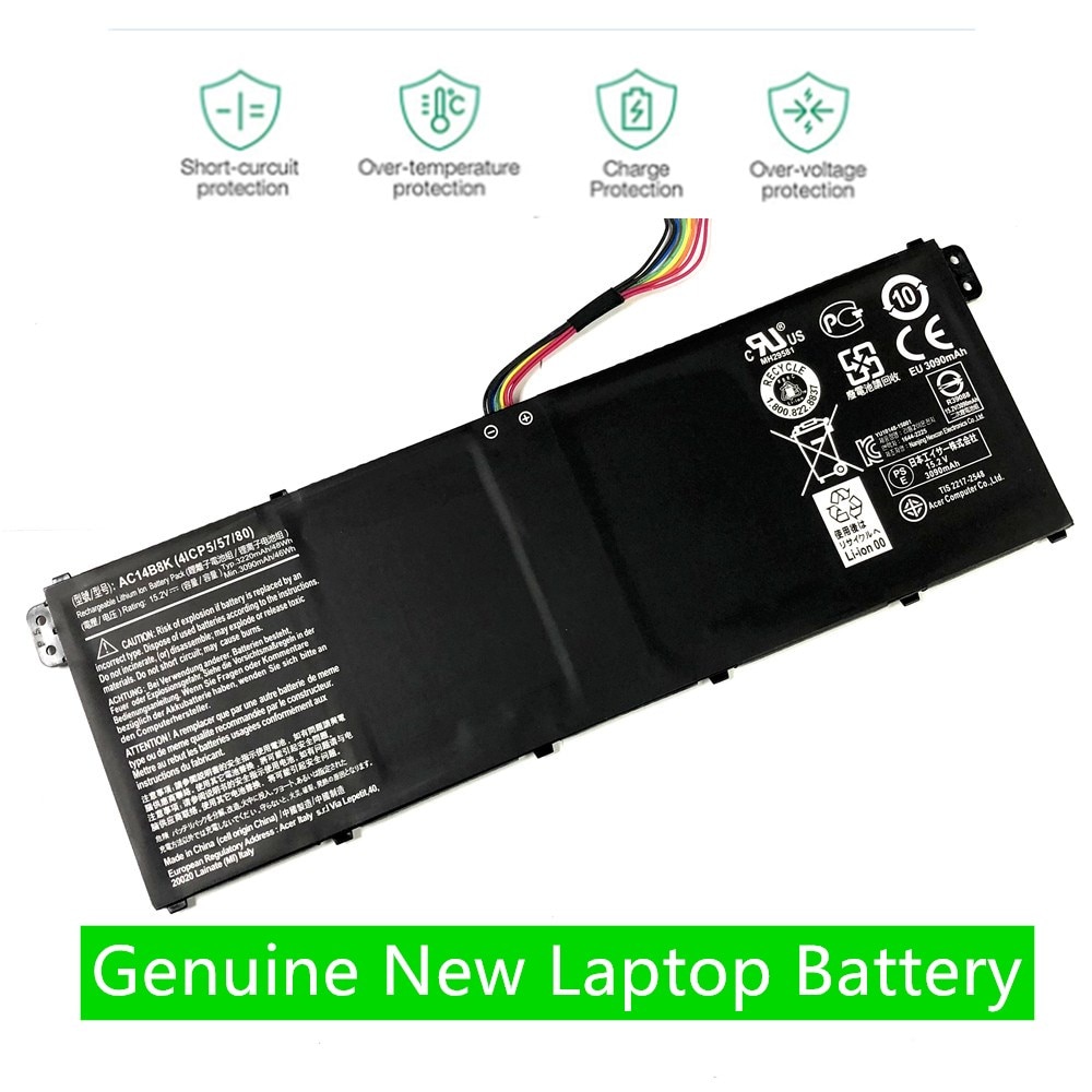 Hkfz 48wh 15.2v ac14 b 8k akku acer aspire  e3-111 e3-721 e5-771 es1-311 es1-711 r7-371t v3-111 c810 c910 cb3-571: lle