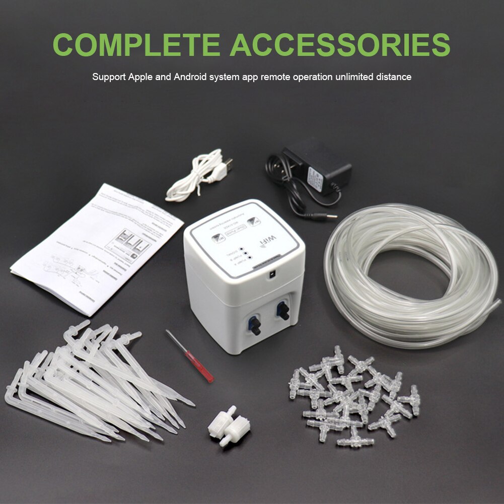 Automatic Watering System Garden Automatic Drip Irrigation Device WiFi Control Houseplant Timer for Garden Patio Garden Supplies