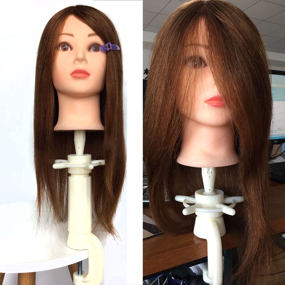 Soporte de cabeza de maniquí ajustable para entrenamiento de cabello, modelo de peluquería, accesorios para cabeza de maniquí, herramientas