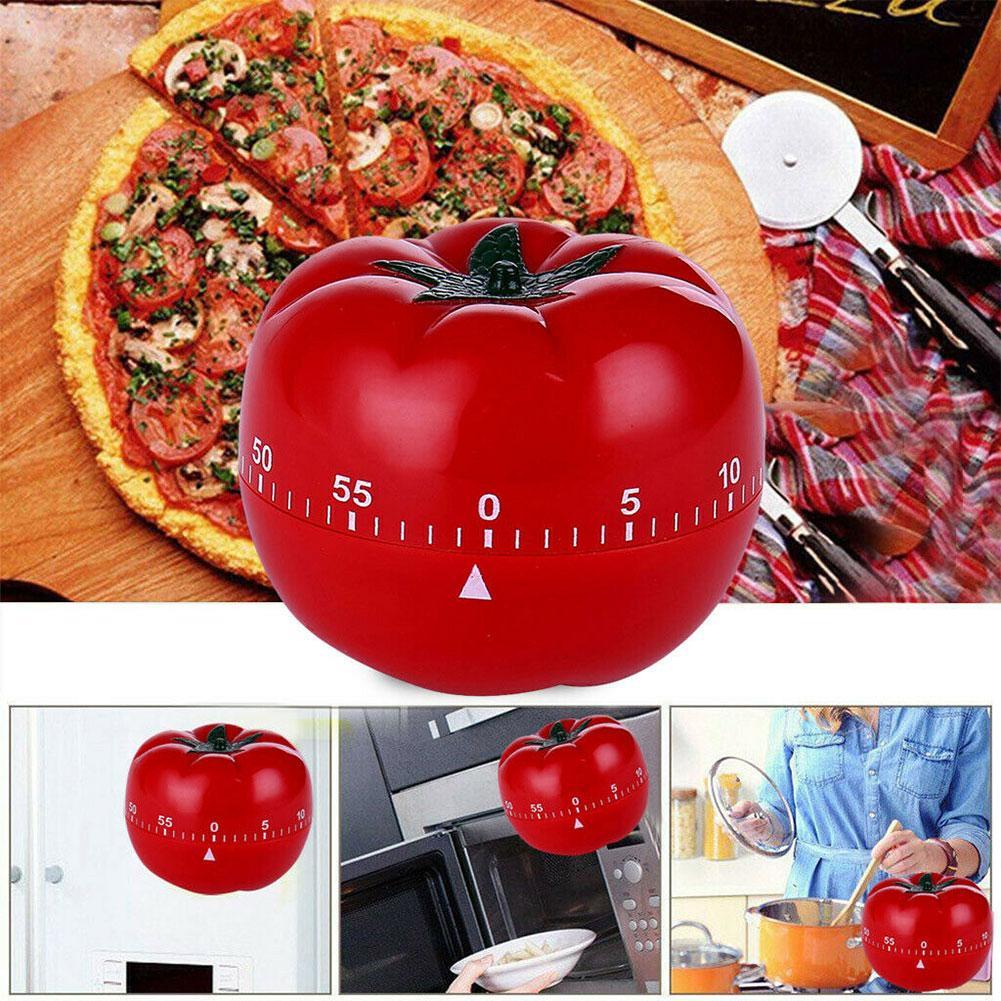 Tomato Timer Electronic Kitchen Timer Reminder Pomodoro Countdown Mechanical Kitchen Cooking Timer Game Timer Alarm Tool