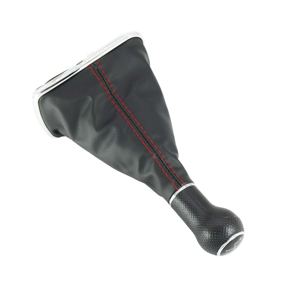 Pommeau de levier de vitesse à 6 vitesses avec démarrage et ligne rouge, pour VW Golf 4 MK4 1998 19999 2000 2001 2002 2003 2004 2005 2006