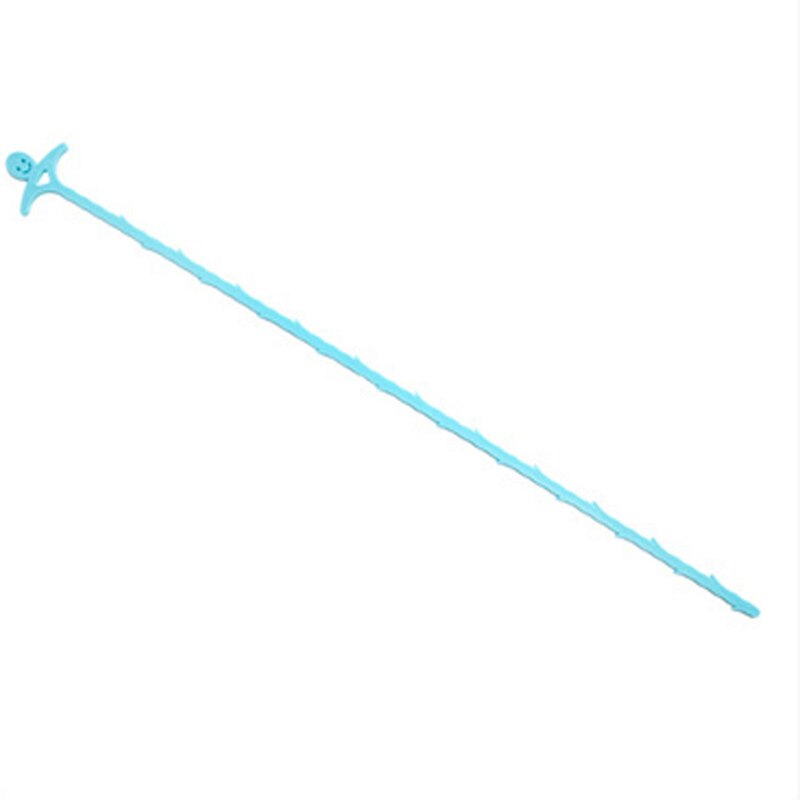 Keuken Accessoires Thuis Pijpleiding Drain Baggeren Apparaat Badkamer Wc Riool Klomp Riool Reinigen Plastic Haak Badkamer Gadgets: Blue
