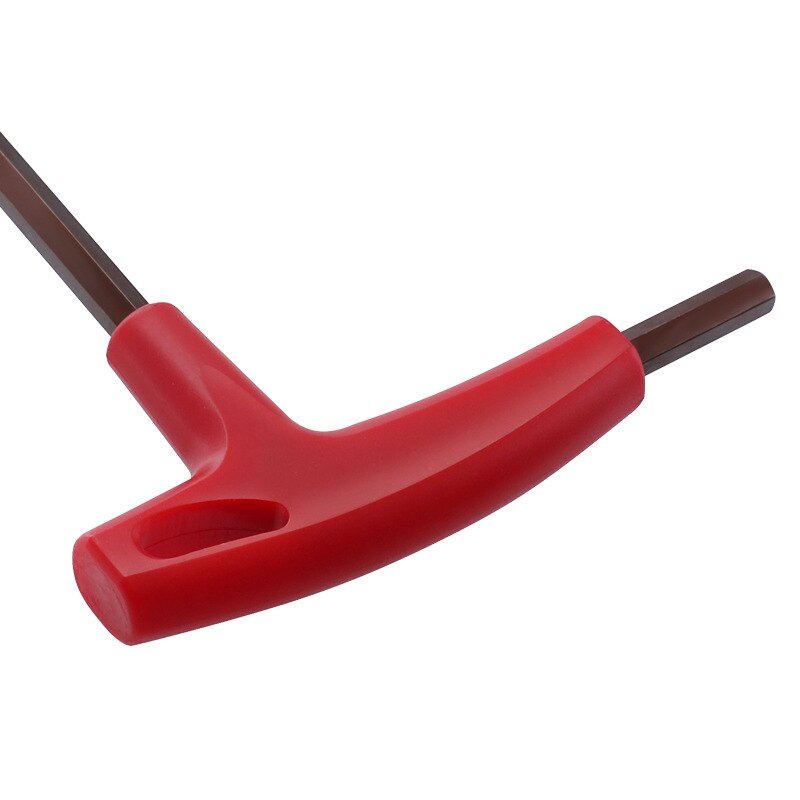 Extra lång typ sexkantnycklar set 3/4/5/6/8mm insexnycklar handverktyg sexkant set t handtag platt skiftnyckel reparationsverktyg nycklar för reparationsbil