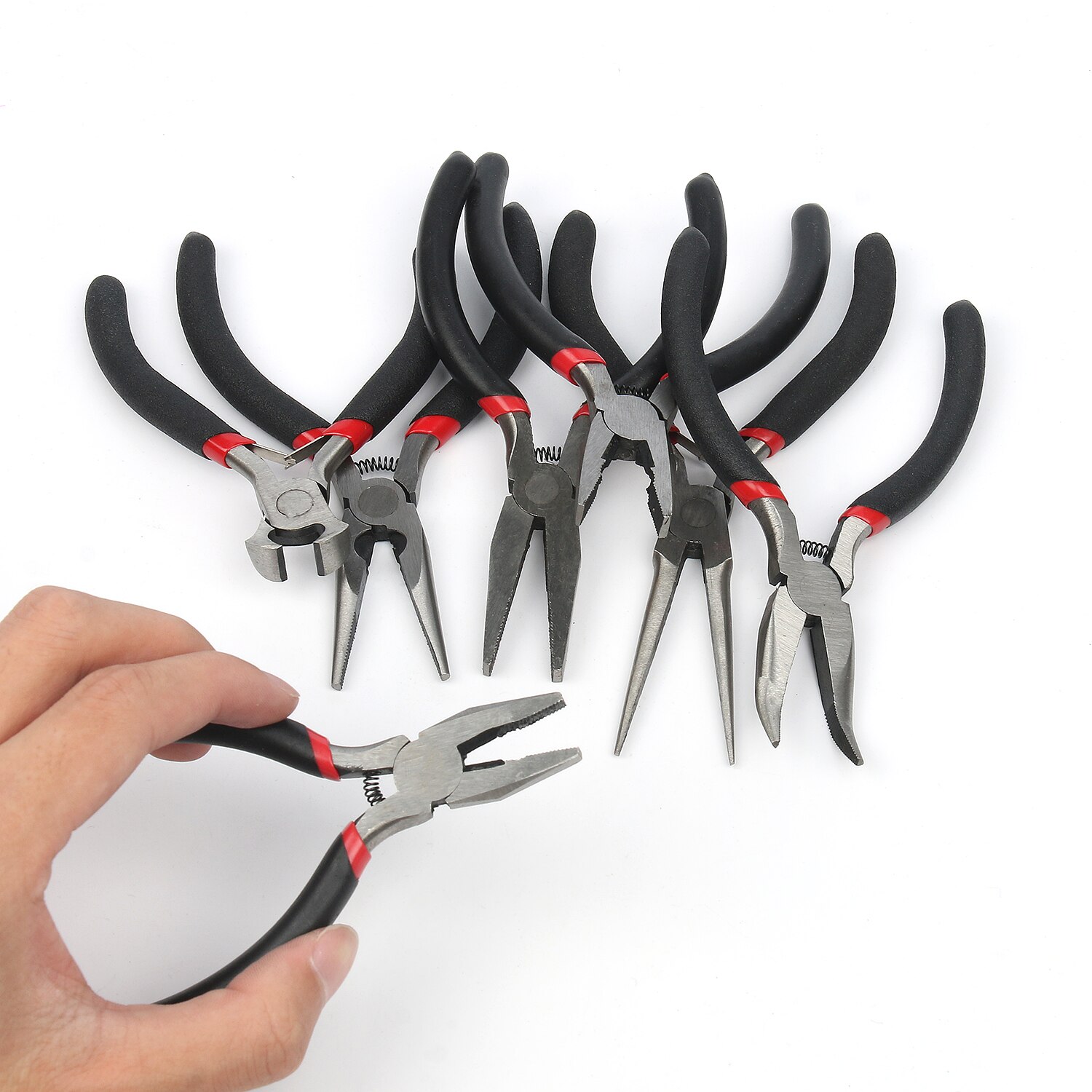 Mini Pliers Diagonal Pliers Long Needle Nose Cutter Handcraft Beading Insulated Plier For DIY Small Jewelry Pliers Tools